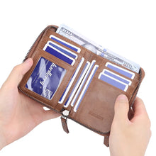 Kavi's Men's PU Leather RFID Blocking Business Wallet