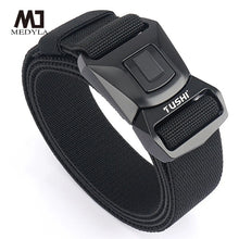 Tactical Belt for Men, Military Belt With Quick-Release Metal Buckle