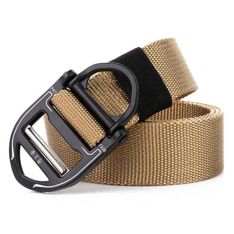 Men's Tactical Belt Heavy Duty Adjustable Style Nylon Belt with Metal Buckle