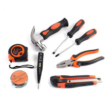 9Pcs Household Hand Tool Kit - Mechanic Tool Set Home Repair Tool Kit with Storage Case