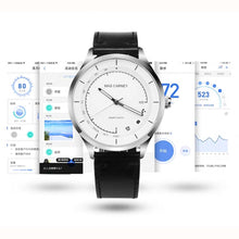 MAS CARNEY Leather Strap Hybrid Smartwatch