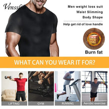Men Sauna Vest Polymer Sweat Slimming Weight Loss Sauna Suit Tank Top Zipper Body Shaper Shirt