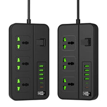 Power Strip Electrical Socket with 4 USB, 2 Type C Ports Fast Charging