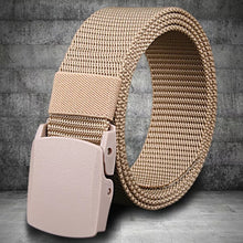 Men's Tactical Belt Heavy Duty Webbing Belt Adjustable Nylon Belt