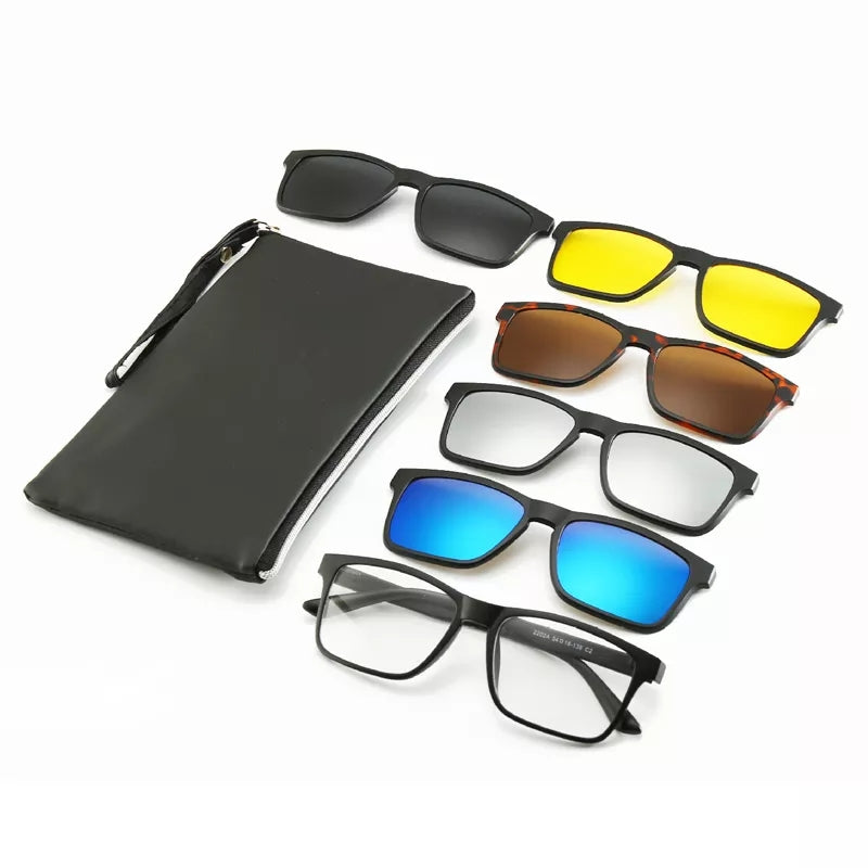 Vast polarized clip sunglasses plus spectacle frame 5 in sales 1