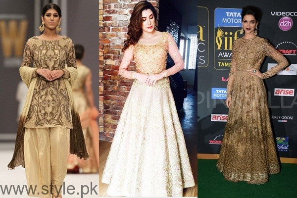 Pakistani Party Suits Amazing Designs For Evening Parties