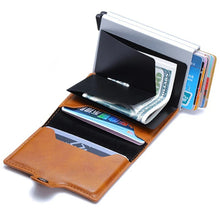 Premium RFID Blocking Pop-Up Card Holder Wallet – Slim & Secure