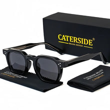 Premium Square Frame Polarized Sunglasses – Classic Black UV400 Eyewear