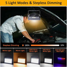 Portable Solar Rechargeable Strong Light Emergency Light Solar Floodlight Hanging