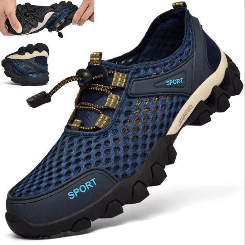 Mens Summer Mesh Breathable Comfortable Waterproof Sandal Sneakers Sho–  arzaan.pk