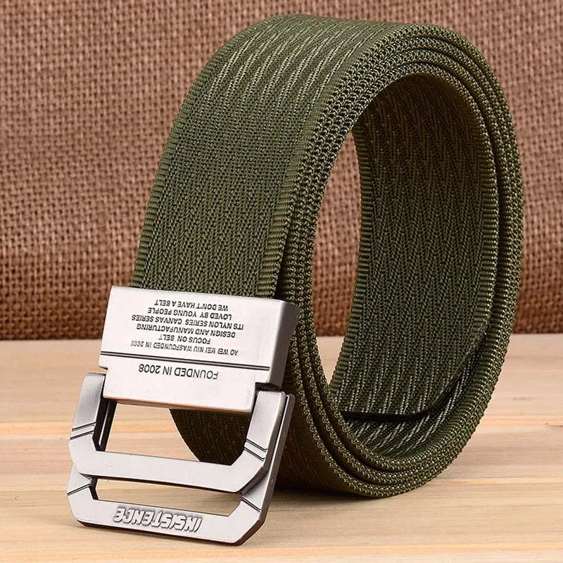 Web Belt Rigging Tactical Belt, Work Belts for Webbing Riggers Web Belt Heavy-Duty Quic ...