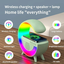 G Shaped Wireless Bluetooth Speakers with LED Night Lights