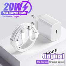Original Iphone Fast Charging Adapter and Cable
