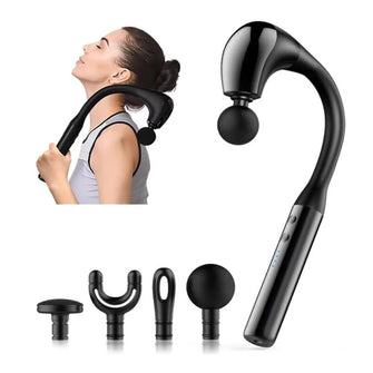Fascia Gun with Extended Handle Pro Advantage Percussion Massager Gun