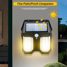 Outdoor Solar Sensor Wall Light, IP65 Waterproof Wall Light
