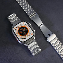 Watch 8 Ultra Stainless Steel Smartwatch with 4 Extra Straps