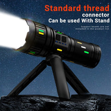 Ultra long TorchSuper Bright White Laser Flashlight Use 4*181350Battery Rechargeable Powerful Al Alloy Torch Waterproof Zoom Tactical Flashlight