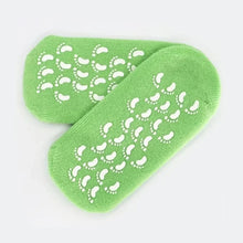 2 PCS Silicone Moisturizing Gel Socks for Cracked Heels - Reusable Foot Mask