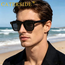 Premium Square Frame Polarized Sunglasses – Classic Black UV400 Eyewear