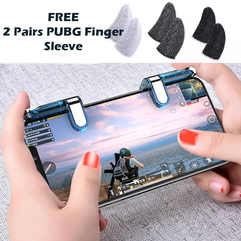 2PCS PUBG Metal Trigger Pairs PUBG Mobile Finger Sleeve L1 R1