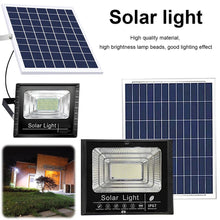 Solar LED Flood Light 100W Spotlight IP65 Waterproof with Remote Control & Adjustable for Outdoor