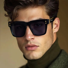 Stark Sunglasses Vintage Square Metal Frame Eyewear