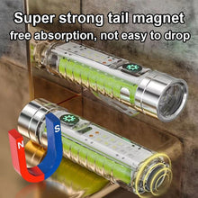 Rechargeable LED Torch Lamp with Magnet Camping COB Light Multifunction Portable