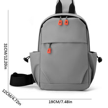 Men's Bag Single Shoulder Bag Waterproof And Wear-resistant Backpack Multiple Pockets For Business