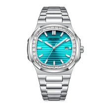 Rhinestone Men's Watch Business Casual Waterproof Quartz Wristwatch