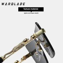 New Fashion Rimless Square Sunglasses Cut Edge UV400