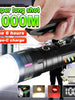 Ultra Powerful Flashlight USB Rechargeable Portable Lantern with COB Lights Outdoor