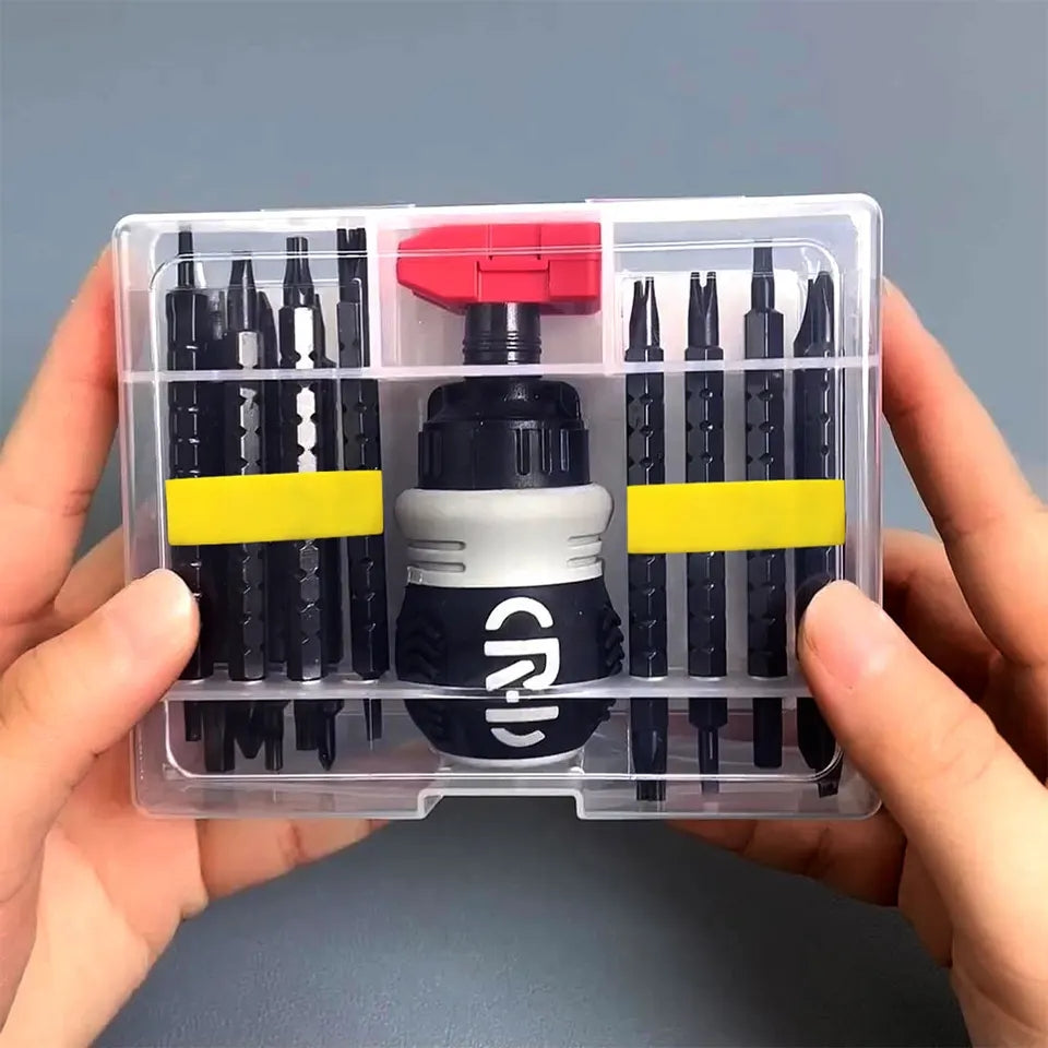 Mini Ratchet Screwdriver Multi-Purpose Batch Head Telescopic Toolkit ...