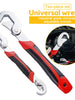 Adjustable Spanner, Universal Wrench with Rubberized Anti-Slip Grip