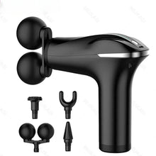 Double Head Massage Gun Rechargeable Handheld Muscle Massager