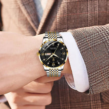 Dinar Brand Luxury Men's Fashion Stainless Steel Watch