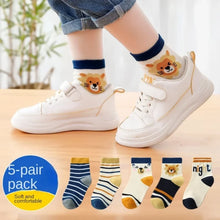5 Pairs Children Socks Thickened Wool Warm Socks Kids Boys and Girls Winter Soft Warm Socks