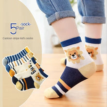 5 Pairs Children Socks Thickened Wool Warm Socks Kids Boys and Girls Winter Soft Warm Socks