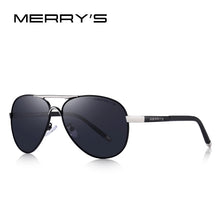 MERRY'S Men's Luxury Aviator Branded Design Pilot Sunglasses