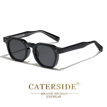 Premium Square Frame Polarized Sunglasses – Classic Black UV400 Eyewear
