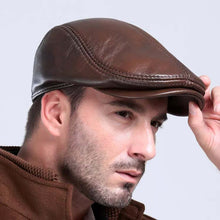 New Fashion PU Leather Beret Hat Cap