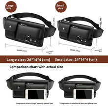 Fashion Waist Bag Casual Fanny Pack Purse Large Phone Belt Bag Leather Outdoor Travel Phone Bag Men & Women