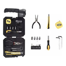 2 in 1 Solar-Powered Handheld Spotlight + Tool Kit box Solar Charging Led Work Light