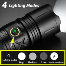 Rechargeable Ultra Bright Handheld P90 Laser Flashlight Torch
