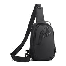 Men's Chest Bag, Large-capacity USB Charging Shoulder Bag, Multi-functional and Versatile Waterproof CrossbodyBag