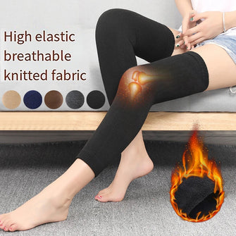 2pcs Cashmere Leg Warmer, Wool Warm Thickened And Fleece for Men's & Women