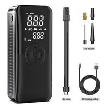 Digital Rechargeable Tyre Air Inflator & Power Bank Imported