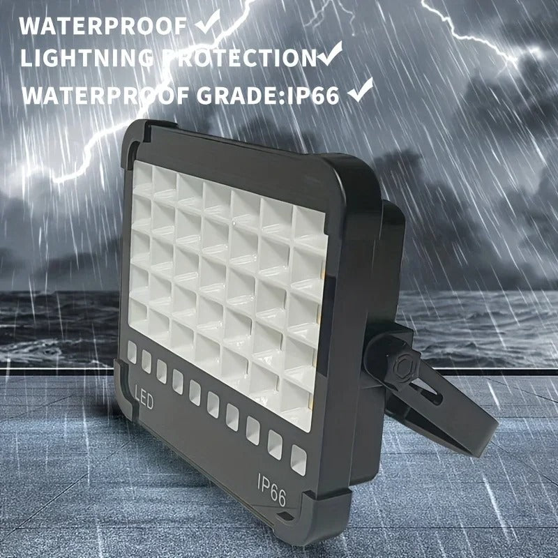 Portable Solar Rechargeable Strong Light Emergency Light Solar Floodli ...