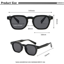 Premium Square Frame Polarized Sunglasses – Classic Black UV400 Eyewear