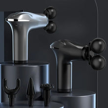 Double Head Massage Gun Rechargeable Handheld Muscle Massager