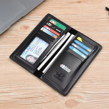 Men’s Kangroo Slim Leather Long Card Holder